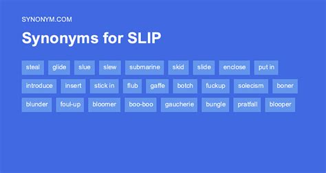 synonyms of slip|another word for slips.